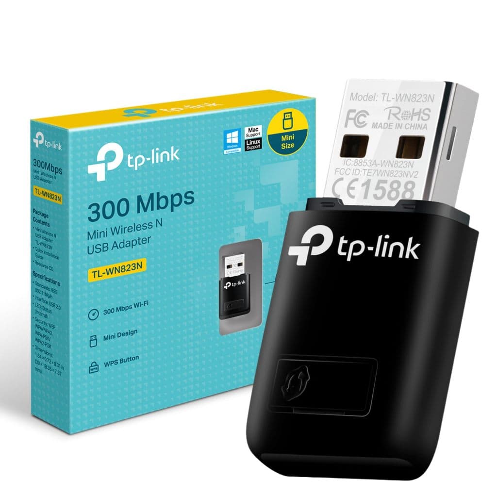 Mini Adaptador Usb Wireless N 300mbps Tl-wn823n Tp-link