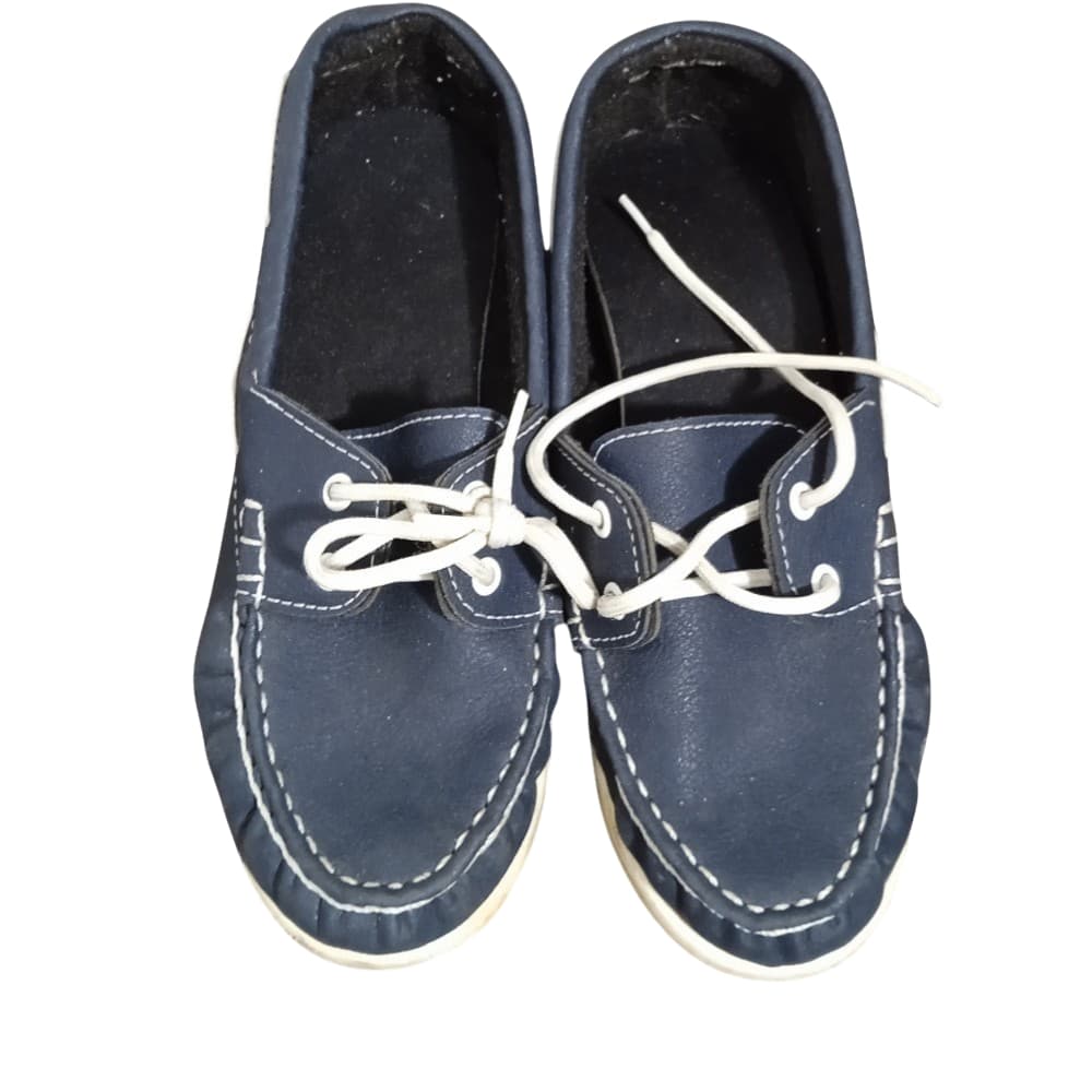 sapato azul infantil  marca Vitinho Tamanho 32 sapatinho usado criança sapatilha azul marinho cadarço brechó