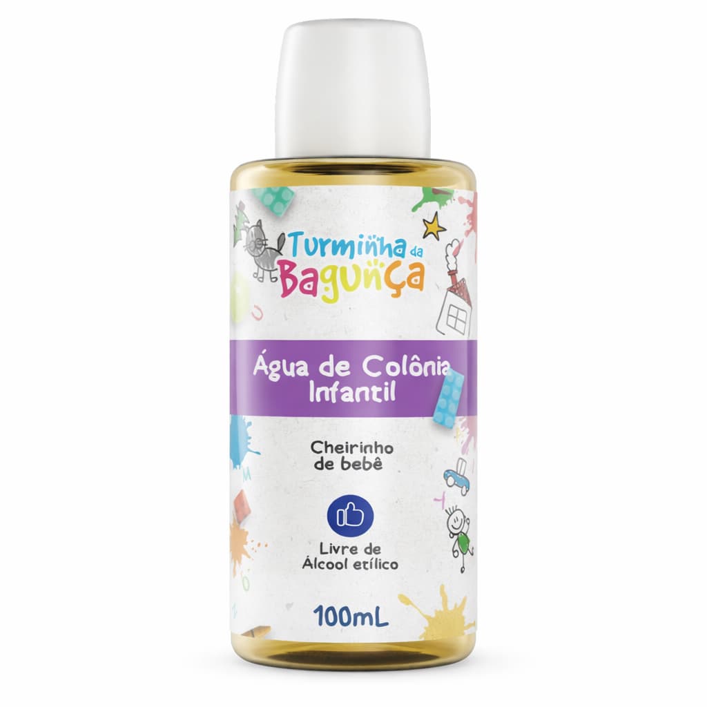 Água de Colônia Infantil 100ml – Turminha da Bagunça