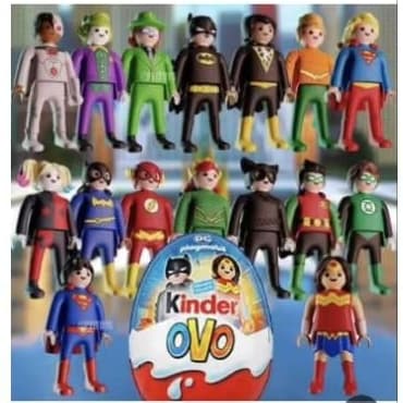 (Lote 157) - Boneco Kinder Ovo Playmobil DC avulso