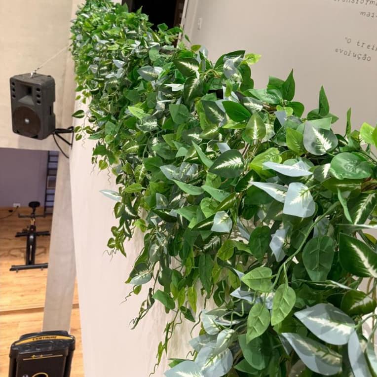 Pendente Planta Trepadeira Artificial Jiboia 75cm Verde Arranjo Corrente Folhagem Realista Decoração