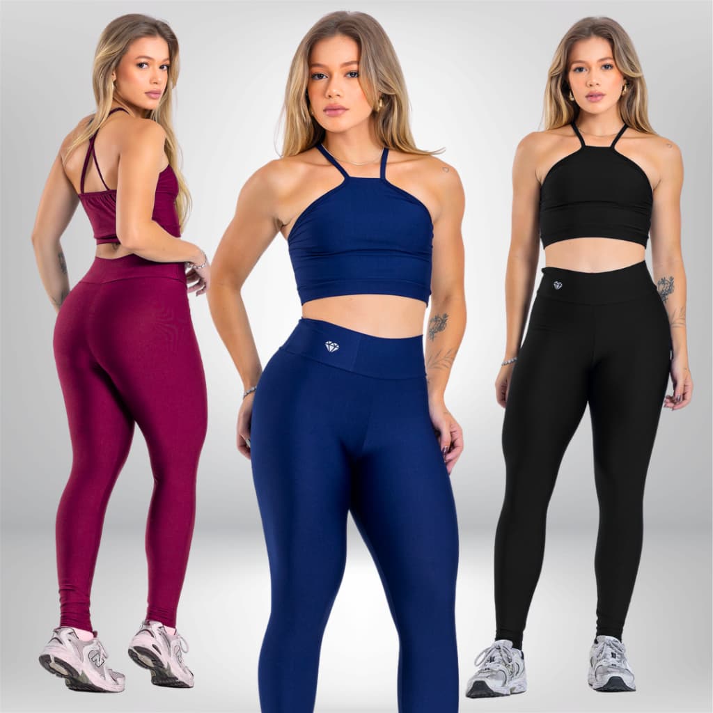 Conjunto Fitness Feminino Roupa Academia Legging