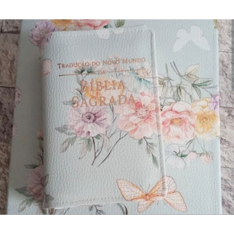 Capa de Bíblia Jardim tradução do novo mundo jw ministério