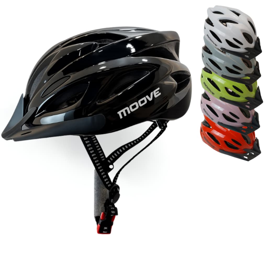 Capacete Ciclismo Moove Mtb Speed - Fecho Ajustável com LED traseiro M e G
