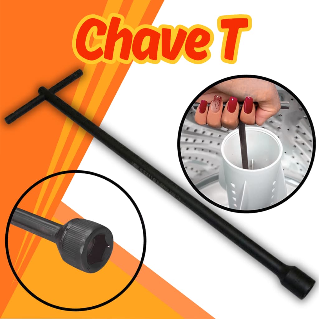 Chave T 10mm Extralonga 60cm Para Agitador Brastemp Consul