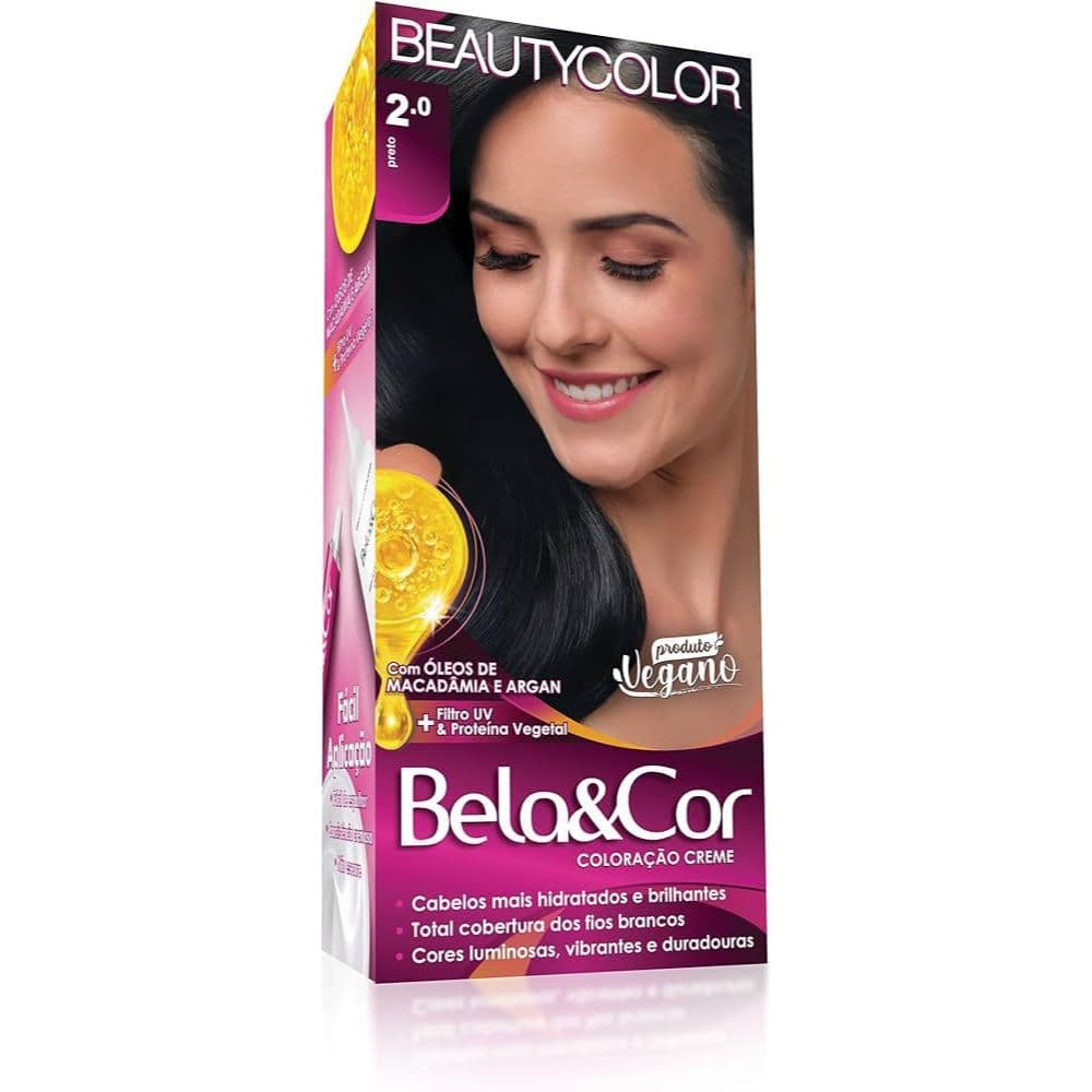 Tinta Bela e Cor kit sem amonia 5.0 castanho