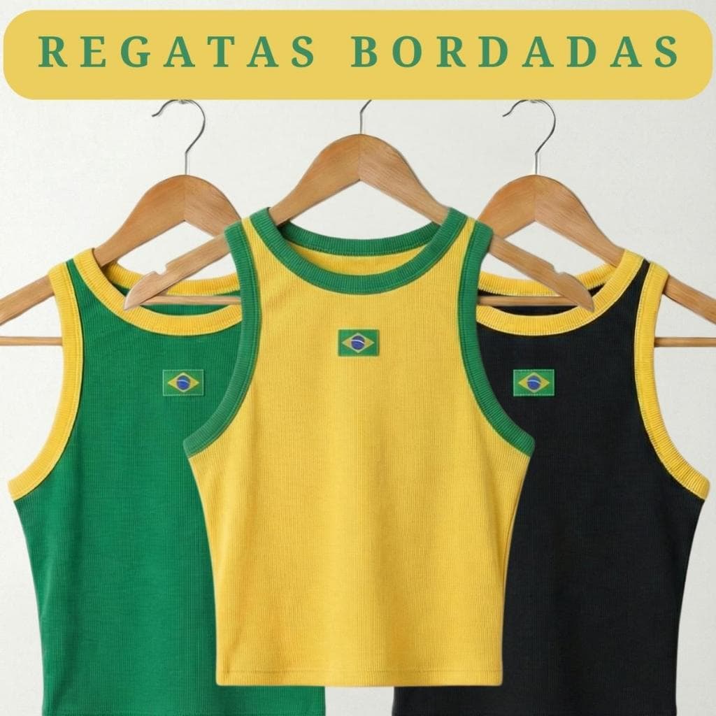 Regatas do Brasil Feminina Ribana Copa Bandeira BORDADA