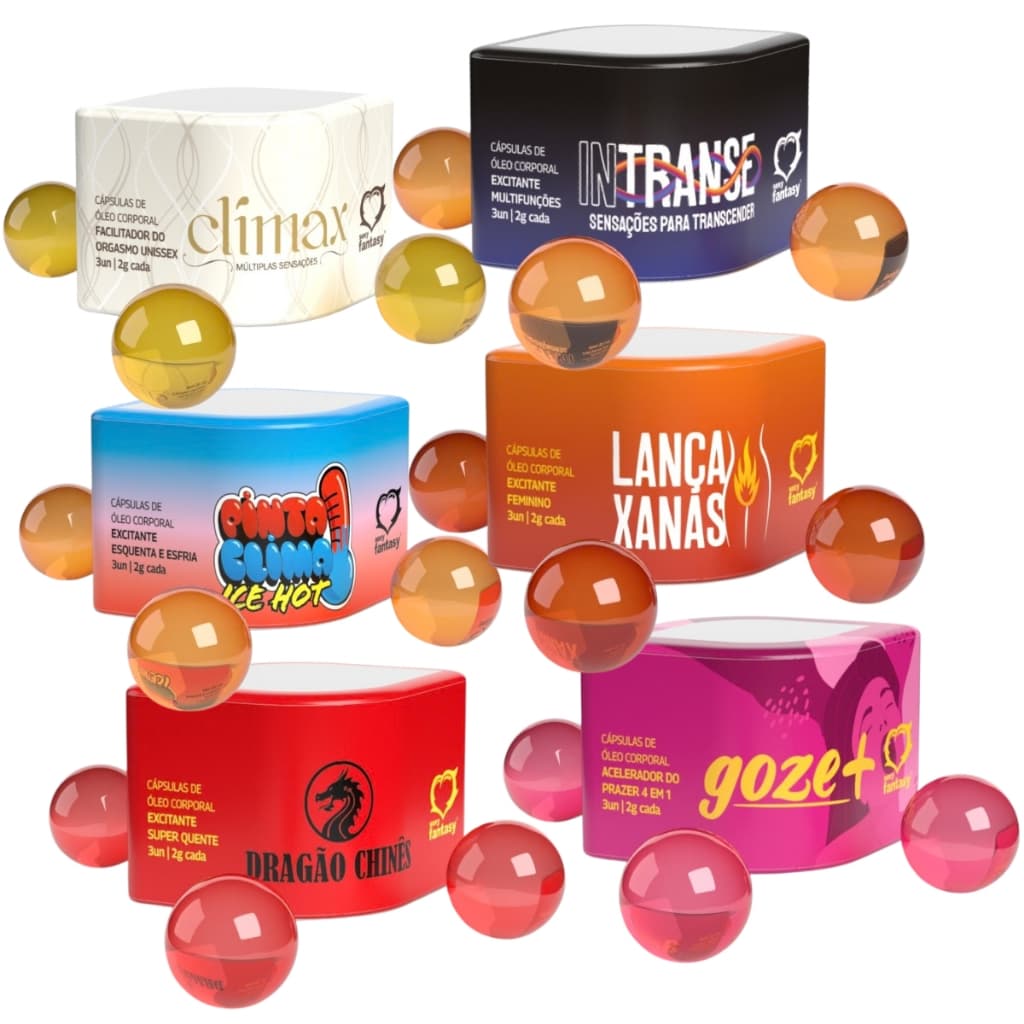 3 Bolinhas Excitante Cápsulas Explosivas Vibra Pulsa Hot Ice Lubrifica Estimula Masturbador Sex Shop