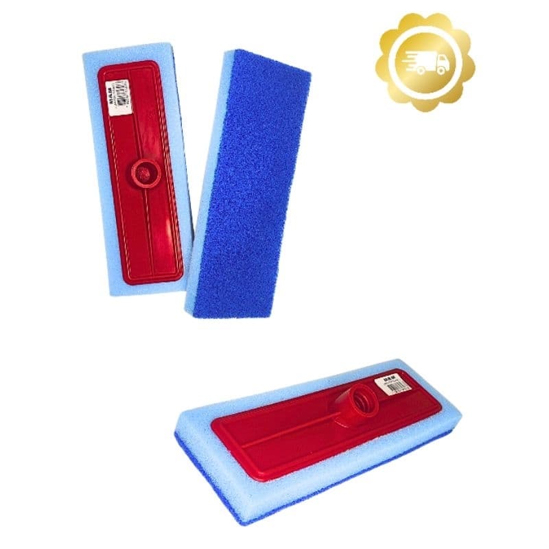 Kit 2 a 6 rodo limpa porcelanato pisos delicados lava azulejo esponja abrasiva s/ cabo