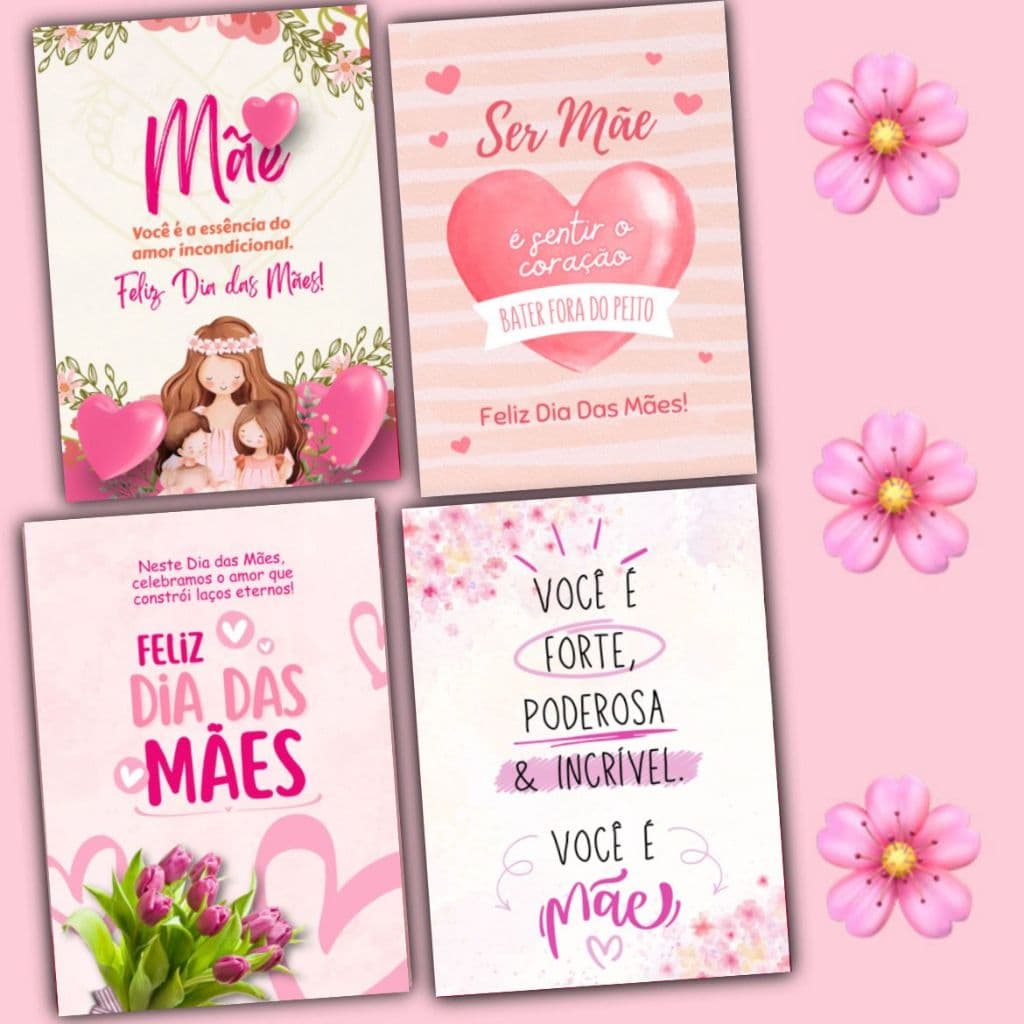 50 ou 100 unids. Cartão de Agradecimento ao Cliente Tema Dia das Mães, Tags, Para Dia da Mães (Papel Brilhoso)