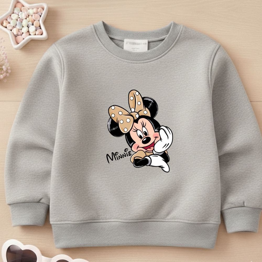 Moletom infantil e juvenil minnie blusa de frio meninas  premium flanelada