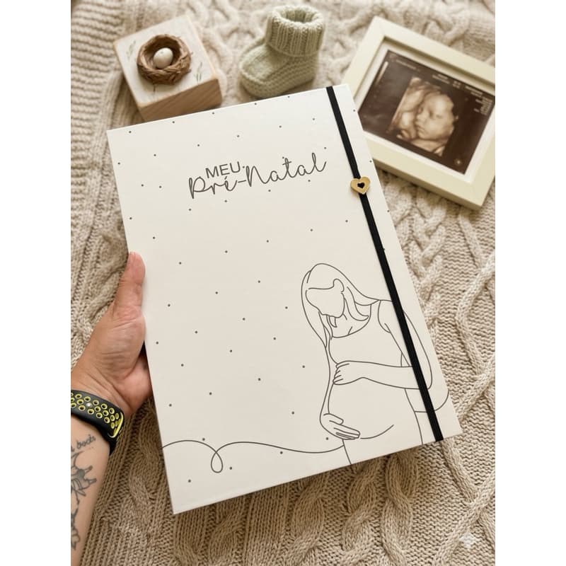 Pasta para Gestante com divisórias, pasta exames , pré natal- COMPLETA