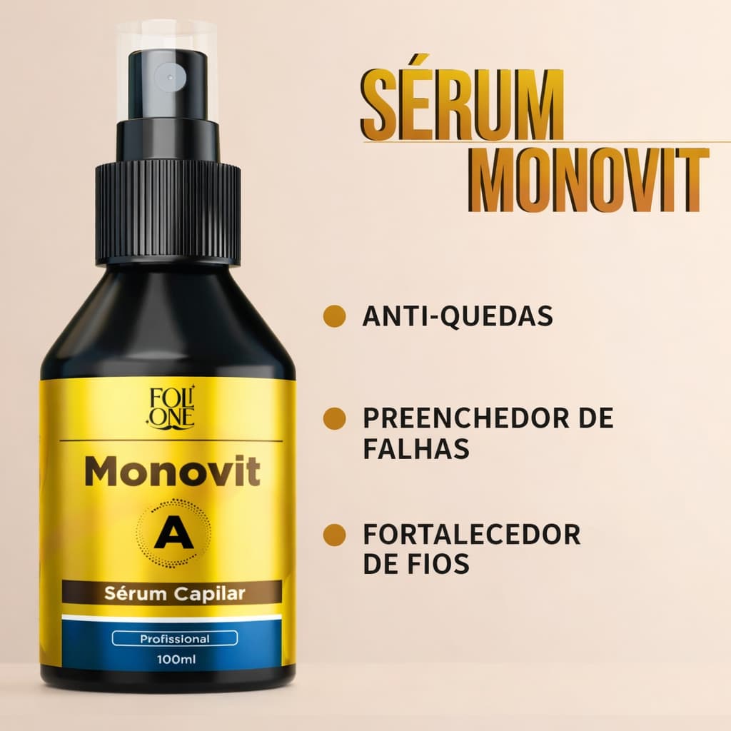 Sérum Monovit Crescimento Capilar Produto Para Cabelo Forte