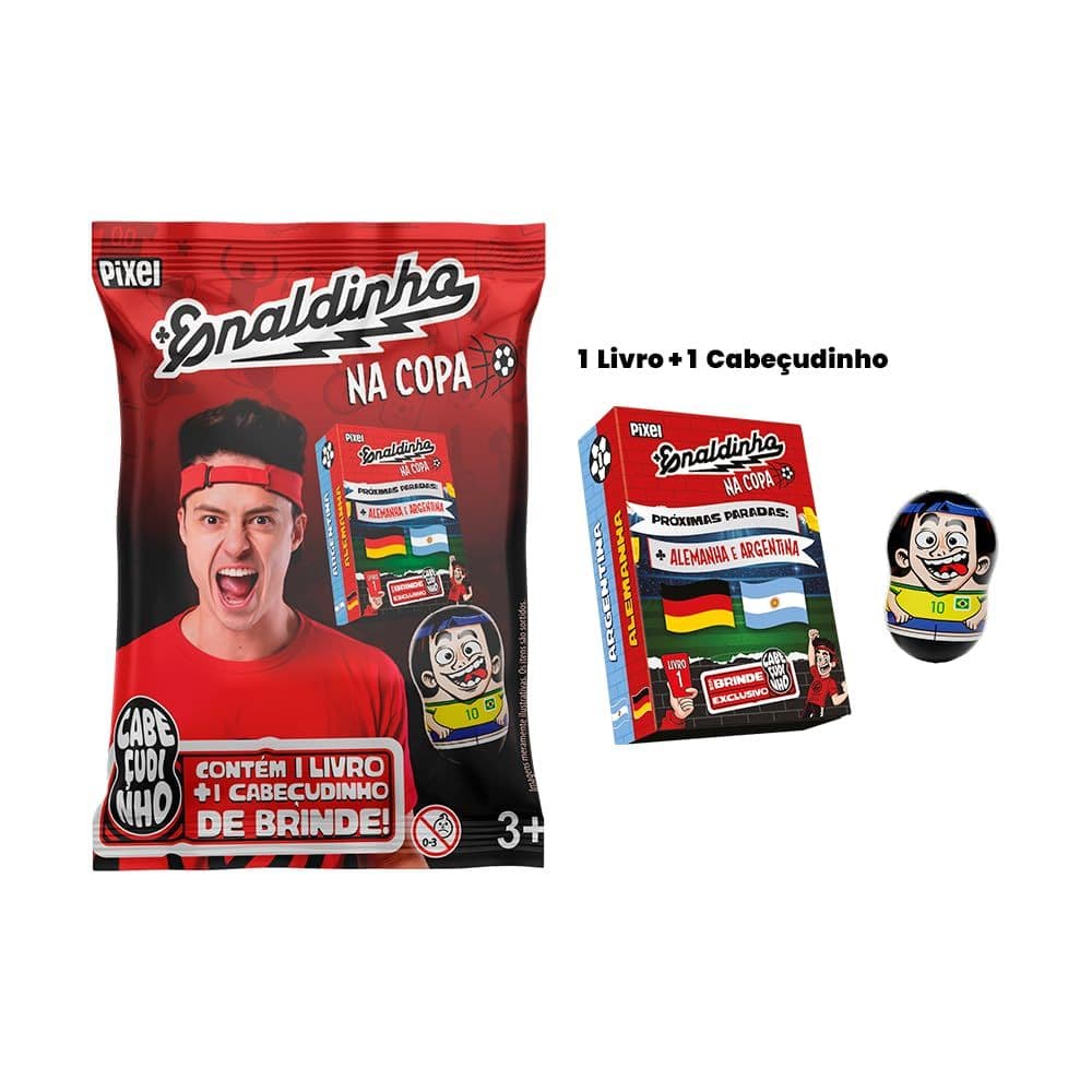 Enaldinho na Copa Flow Pack Cabeçudinhos