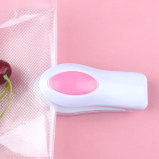 Mini Máquina Seladora A Pilha Colorida Com Imã De Geladeira Para Cozinha - Envio Imediato