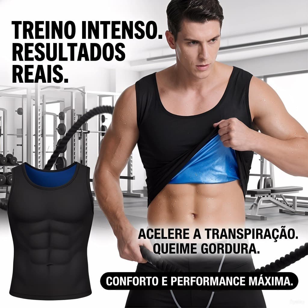 Casaco De Treino De Sauna Esportivo Masculino Camisa De Ginástica De Compressão De Barriga Plana Fato Corrida De Suor