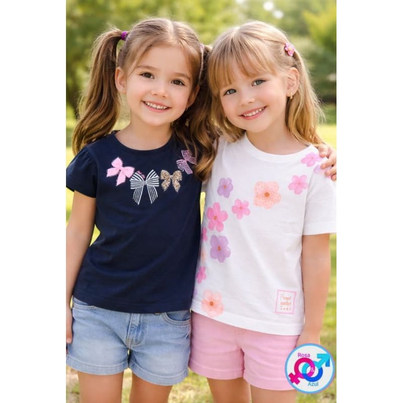 CAMISETA MANGA CURTA INFANTIL TAMANHO 4 AO 10 ROVITEX