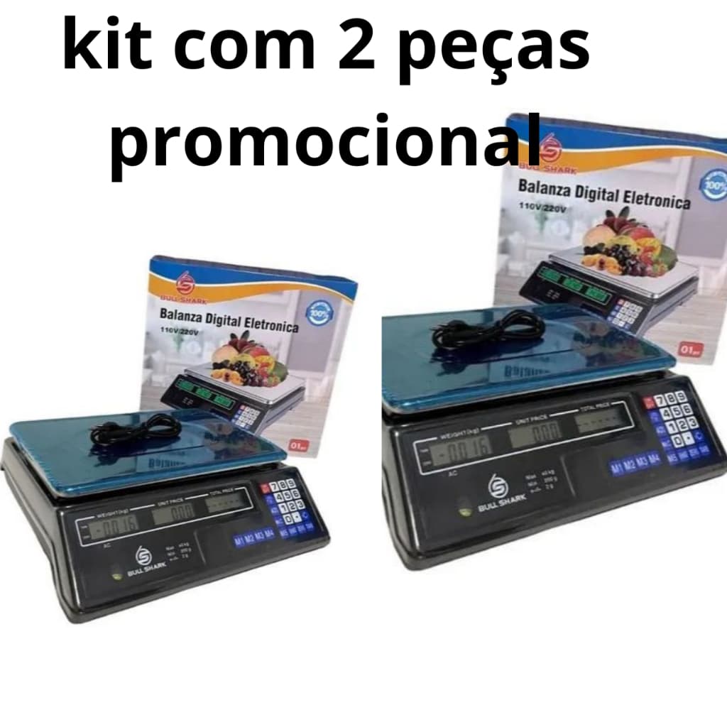 Kit 2 Balança Digital de cozinha  Bivolt 110/220 A PRONTA ENTREGA promoçao
