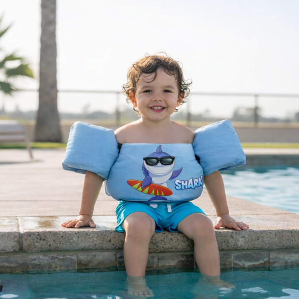 Boia infantil de natação colete flutuante de 1 a 6 anos Nova Promoção Com Trave De Segurança