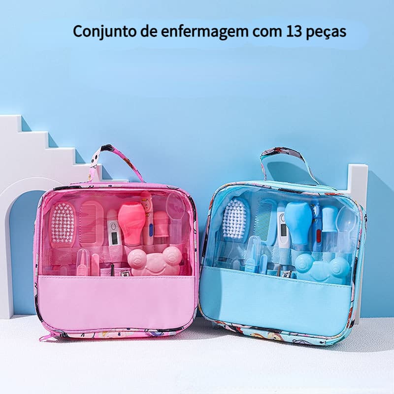 Conjunto de 13 peças para cuidados com recém-nascidos Conjunto de 13 peças para cuidados com bebés