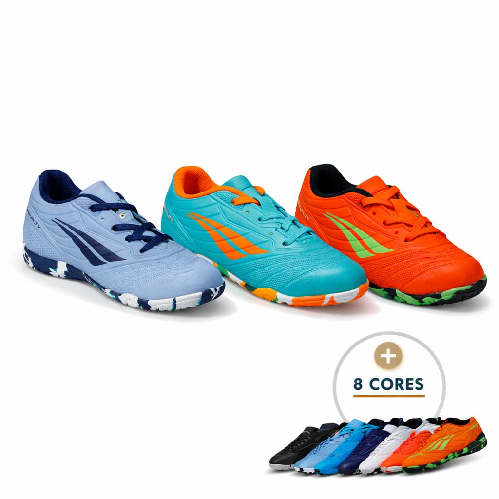 Chuteira Futsal Infantil Penalty Matis Kids XXI Original 28 ao 36