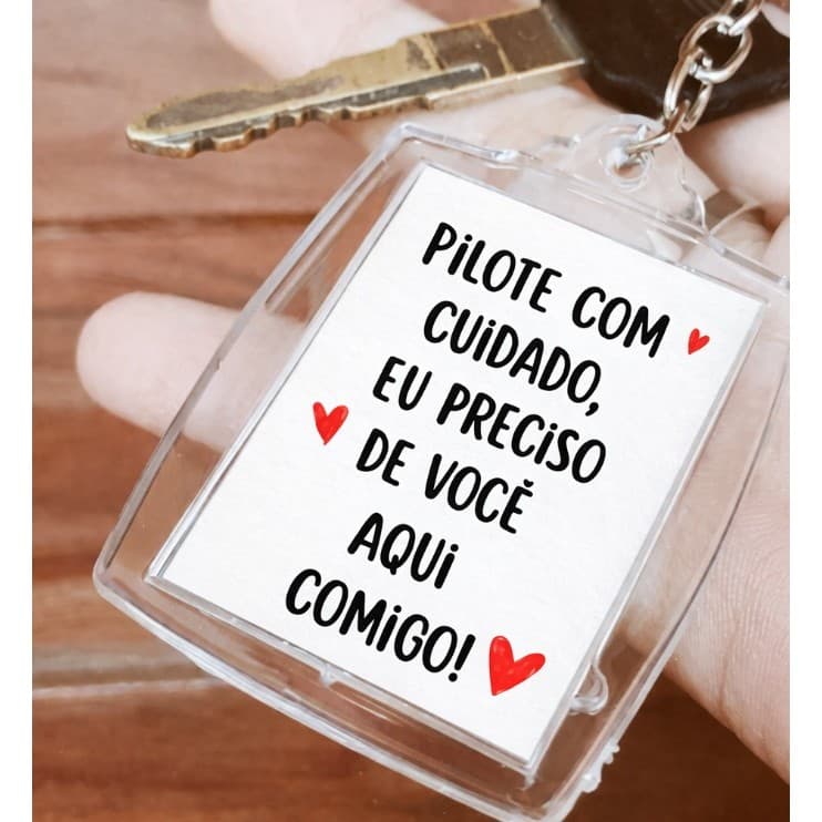 Chaveiro Acrílico P/foto 3x4 Personalizado com sua foto | Frente e Verso