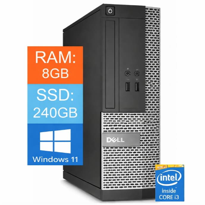 CPU Intel i3 ou I5 de 4° Geração 8GB | SSD 120gb | Escritório e comercio m92