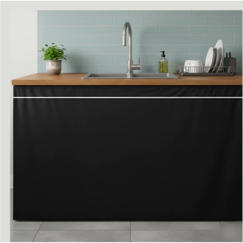 Cortina de Pia 100% Pvc  Antimofo - Envio em 24h