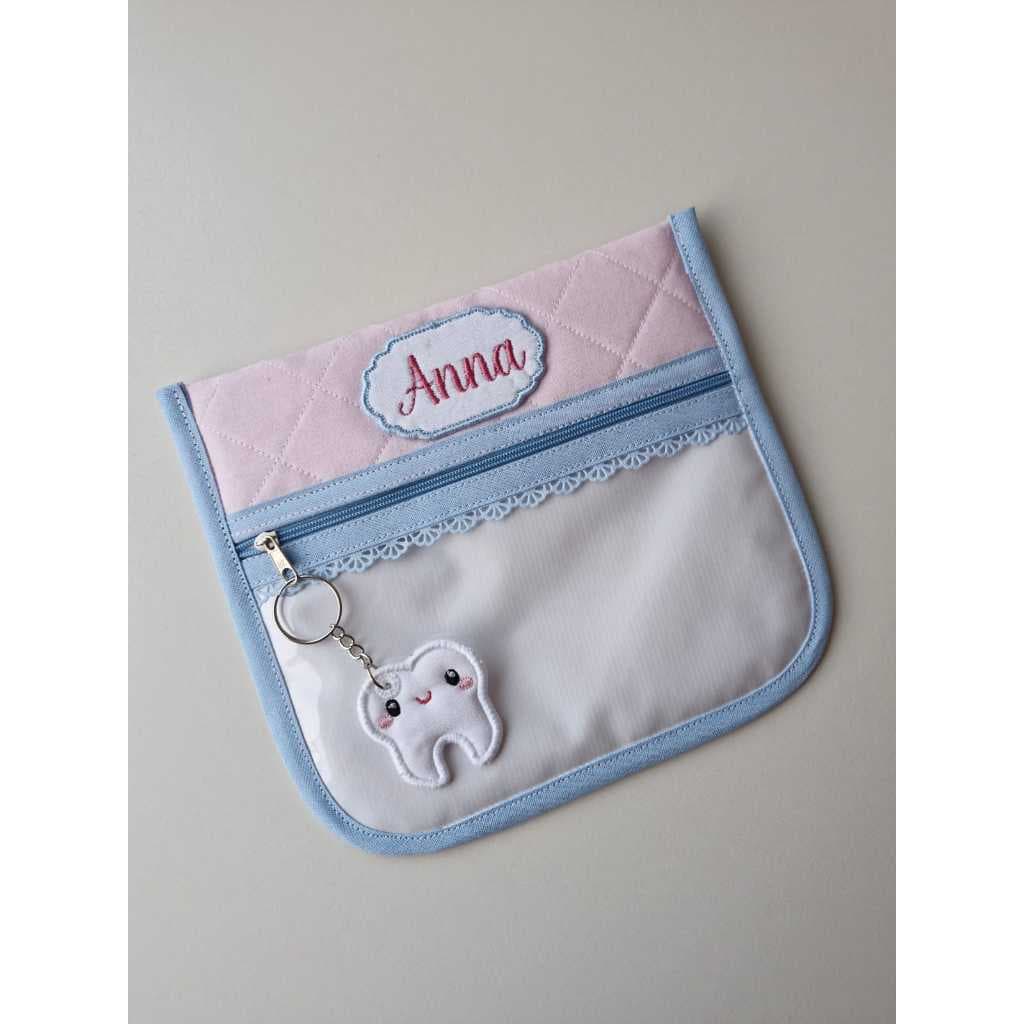 Porta Escova e Pasta de Dente Personalizado Escolar com Chaveiro