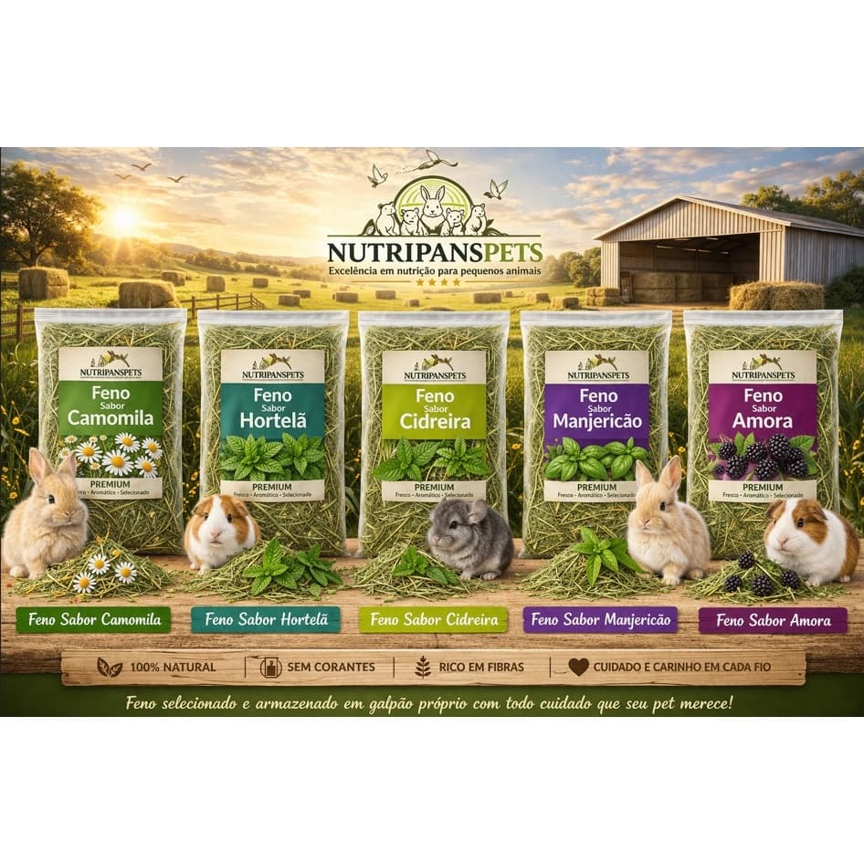 Kit Feno Coast Cross Premium 05 unid 100g (cada) Saborizados