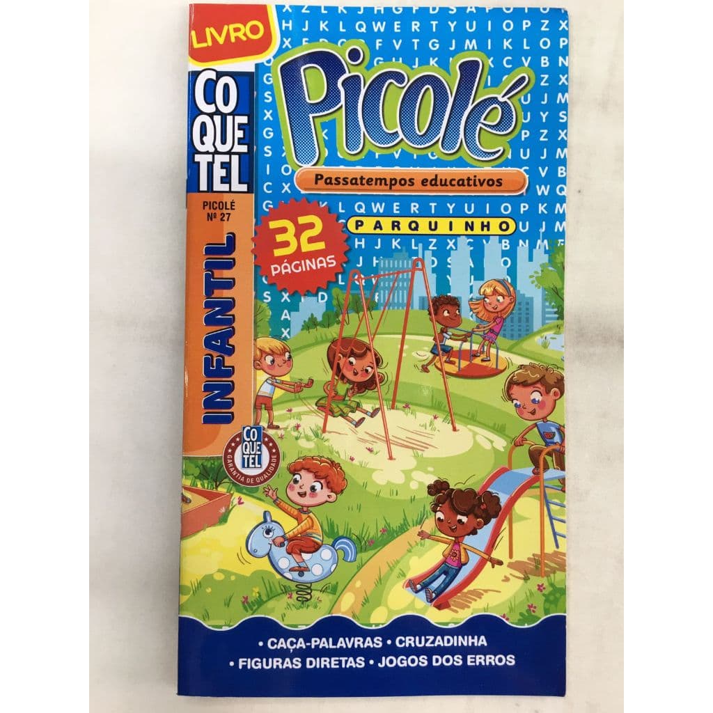 Livro Passatempo Infantil Coquetel Picolé 32 páginas