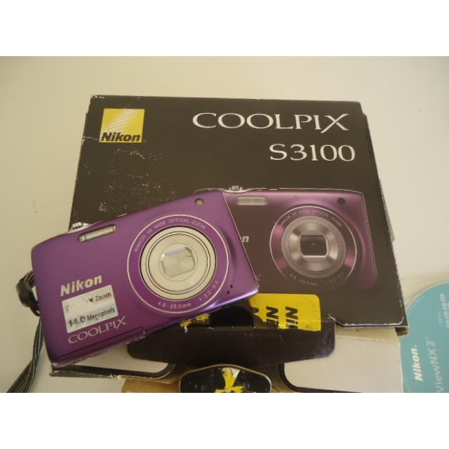 Camera Digital Nikon Coolpix S3100 de 14 Megapixels