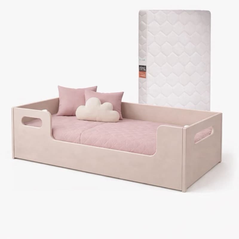 Cama Montessoriana Com e Sem Colchão 150x 70cm Infantil Juvenil Menina/Menino Madeira Baixa Segura Design Moderno