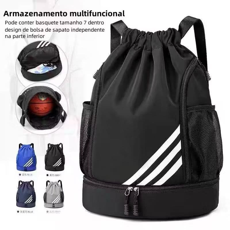 Mochila Bolsa Sacola Impermeável Academia Trabalho Passeio Escola Porta Tênis Esportiva