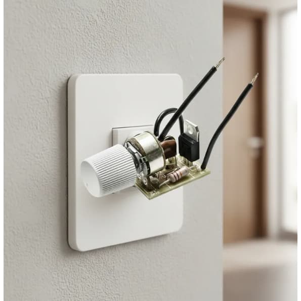 Dimmer Rotativo 400w Modular Universal Biv On Off