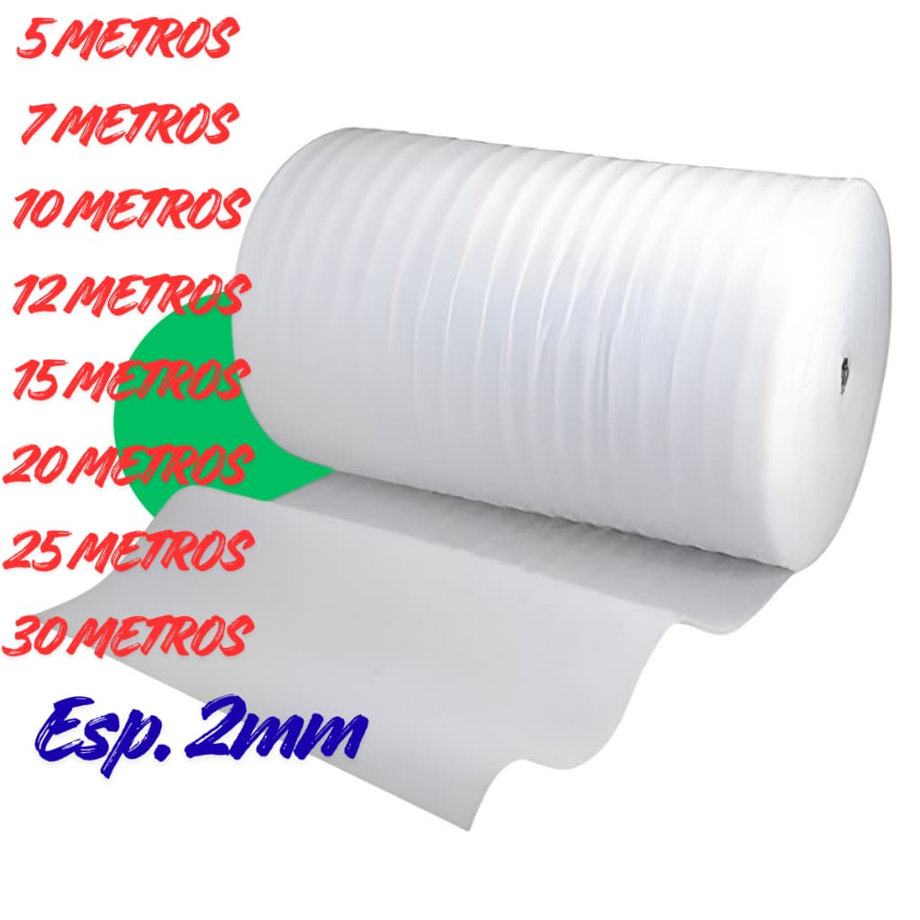 Manta De Polietileno Expandido 2mm Para Piso Laminado Eucafloor Durafloor Artens Contrapiso Isolante Térmico e Acústico