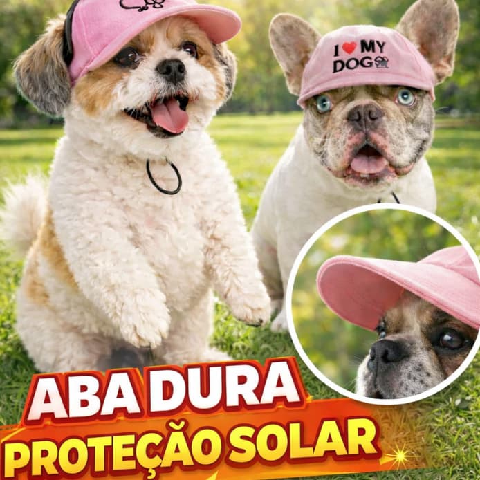 Boné Aba Dura Pet Boné Cães e Gatos Macho e Fêmeas Roupa Para Cachorros Capacete Pet Roupa cachorro