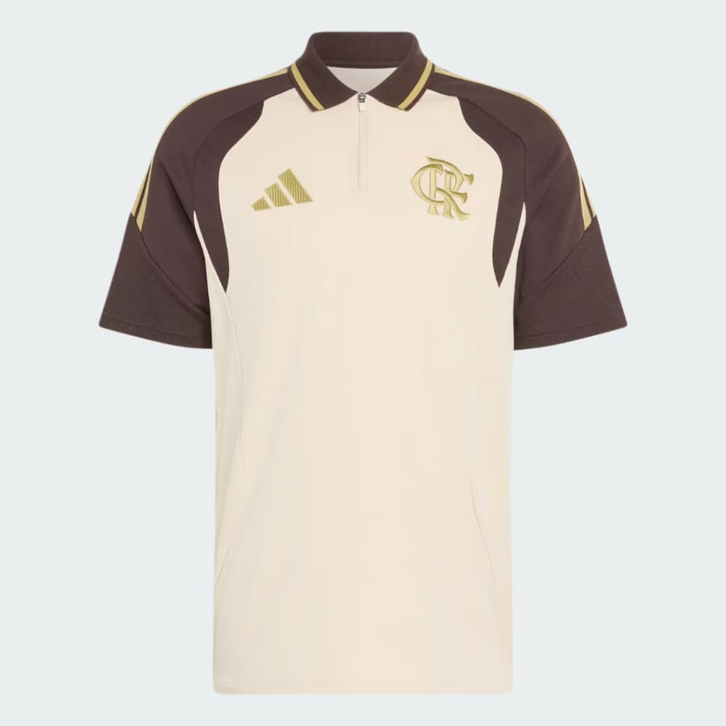 Camisa Polo Flamengo Masculina Treino Comissão Adidas 2026