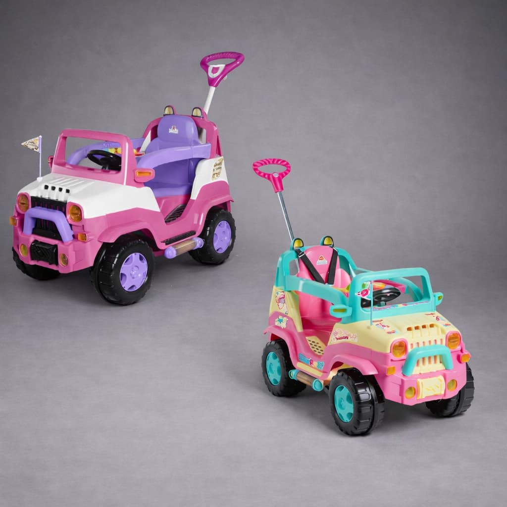 Carrinho Para Passeio e Pedal Infantil Diipi Menina- Calesita