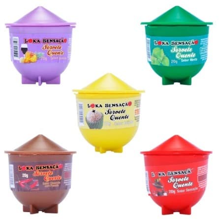 Vela Comestível Sorvete Quente Loka Sensação 20g – Vela Aromática para Massagem – Clima Romântico