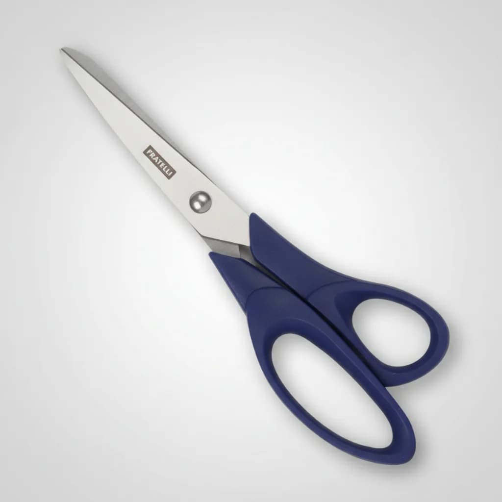 Tesoura Profissional Multifuncional 7,5" Fratelli Alfaiate Artesanato Cabelo Costura Escritório Tecido Multiuso