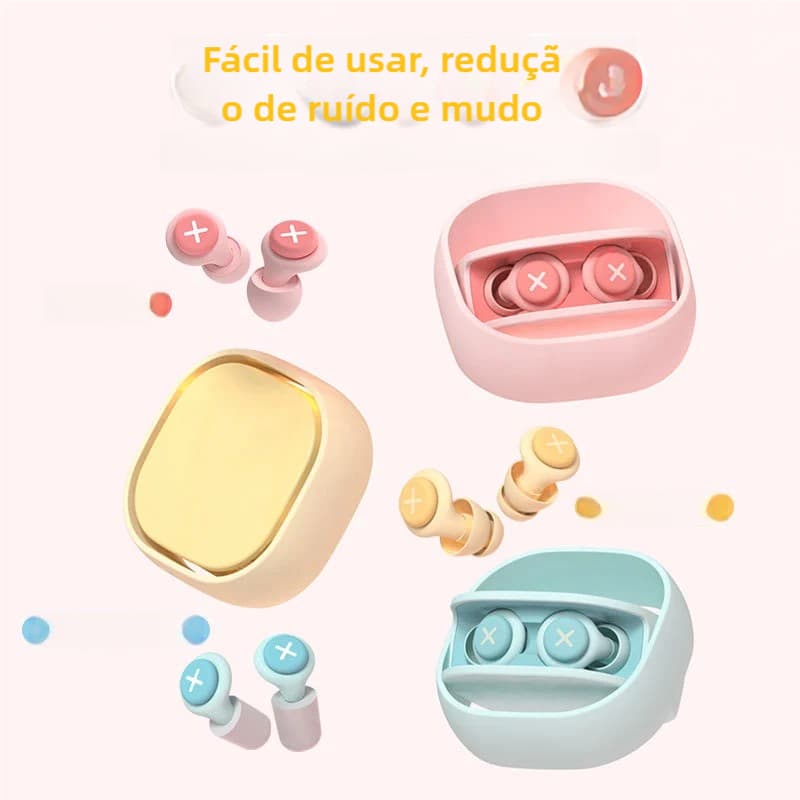 Tampões Auditivos Profissionais - Silicone À Prova de Som na Oferta Limitada