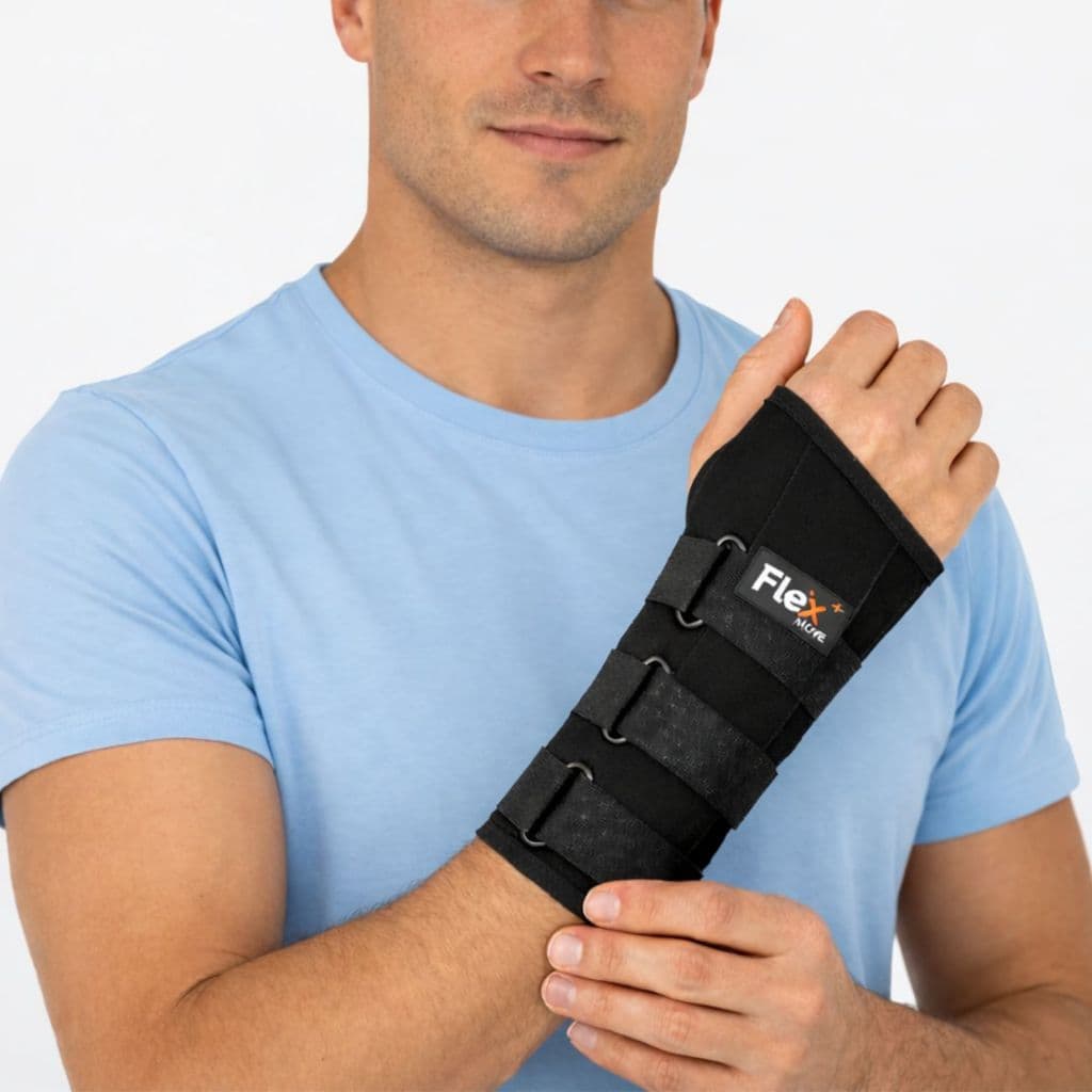 Munhequeira Pulso Com Tala Ortopédica Mão Bilateral Tendinite