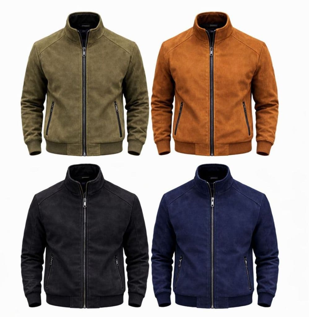 Jaqueta Masculina Veludo Dupla Face Reversível – 2 Cores em 1 | Estilo Casual Premium