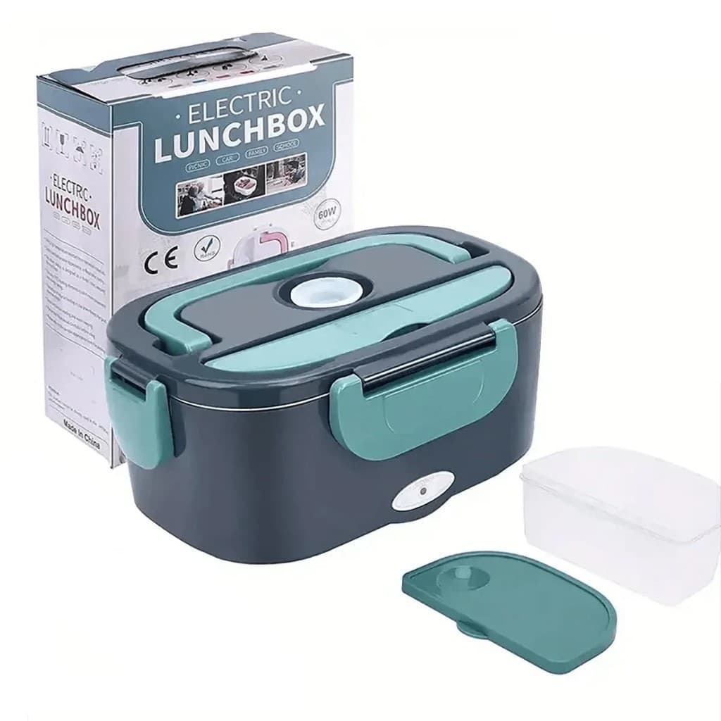 Marmita Elétrica Portátil 12V/24V/110V/220V | Para Carro e Casa | PP Alimentício | Não Precisa de Água