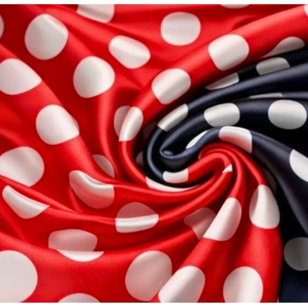 Tecido Cetim Estampado Brilhante Para Fantasia[ Vestido Festa Decoração