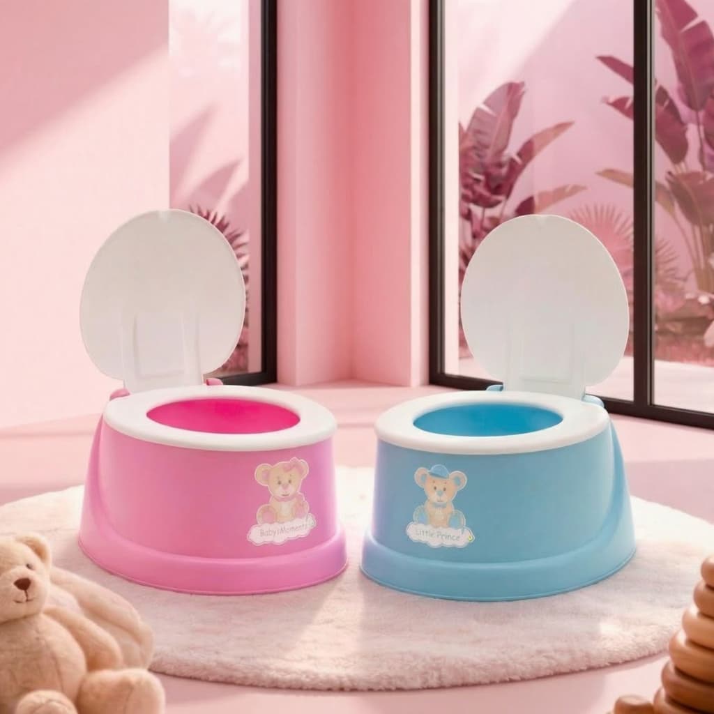 Troninho Penico para Bebê Infantil com Tampa Assento Anatômico Ideal para Início do Desfralde
