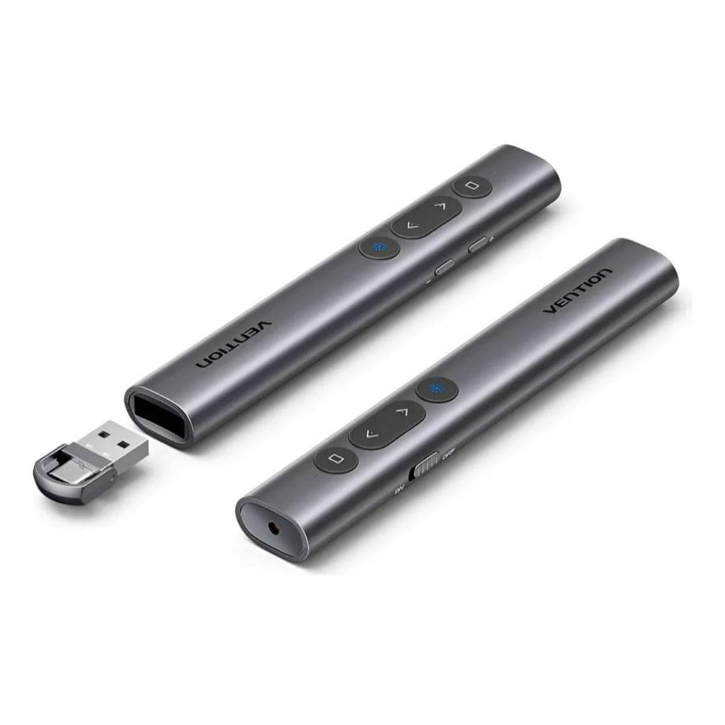 Apresentador De Slide Usb/usb-c Laser Vermelho Vention Kqih0 APENAS PARA WINDOWS