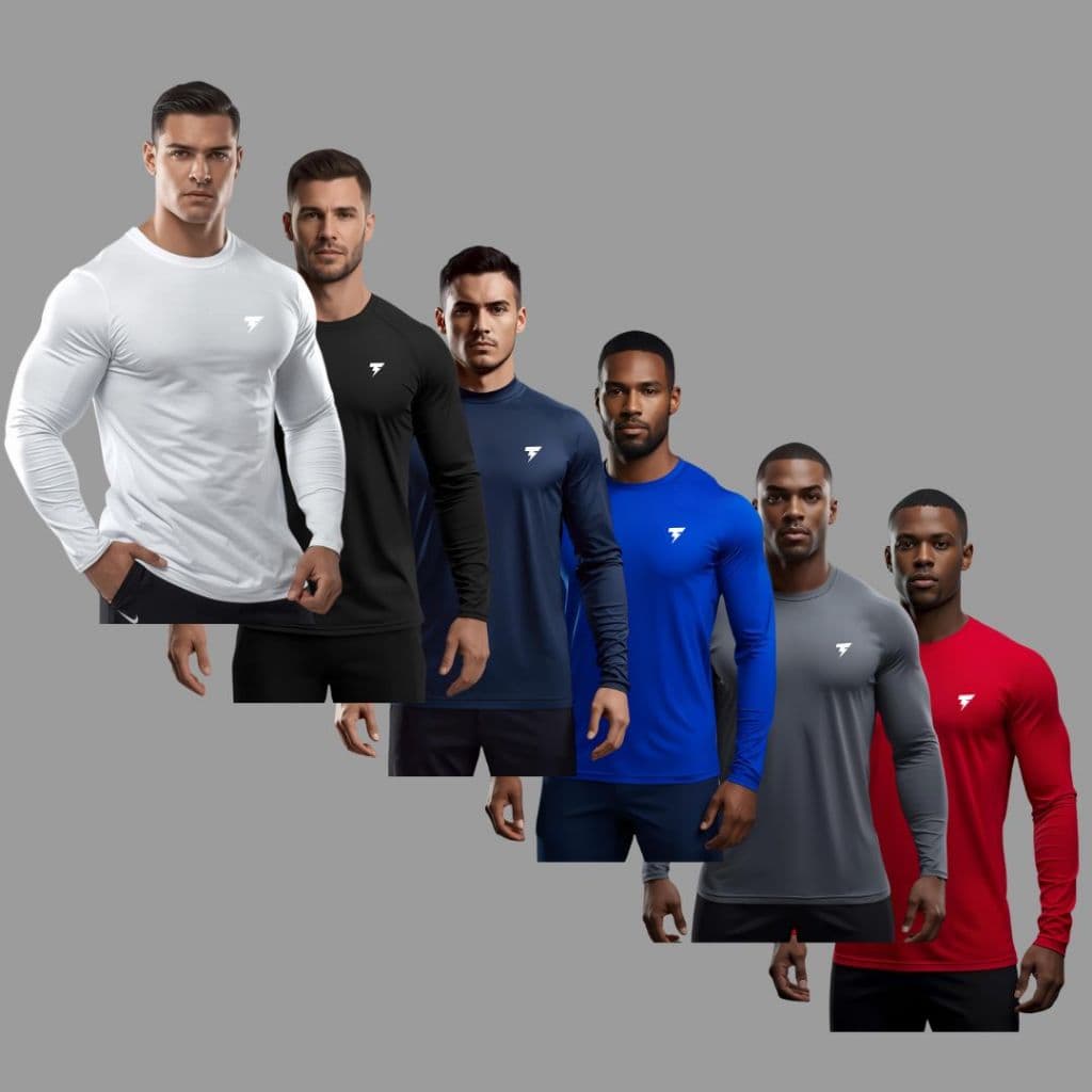 Camiseta Manga Longa Uv Proteção Solar Academia Ciclismo Pesca Praia