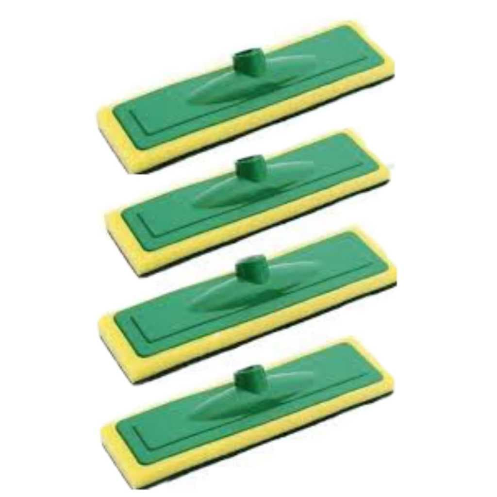 Kit Lava Azulejo/Esfregão. Esfregão com Esponja Resistente. Limpa Azulejo, Piso e Janela